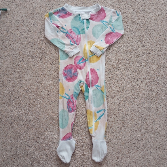 ✨5 For $20- Burt's Bees Baby 12 Months Planet Footies - Picture 1 of 4